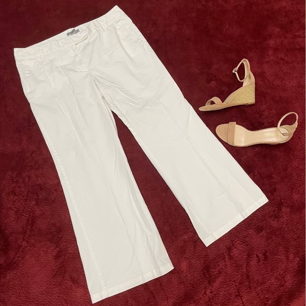 Ann Taylor White Wide Leg Pants - Picture 14 of 14